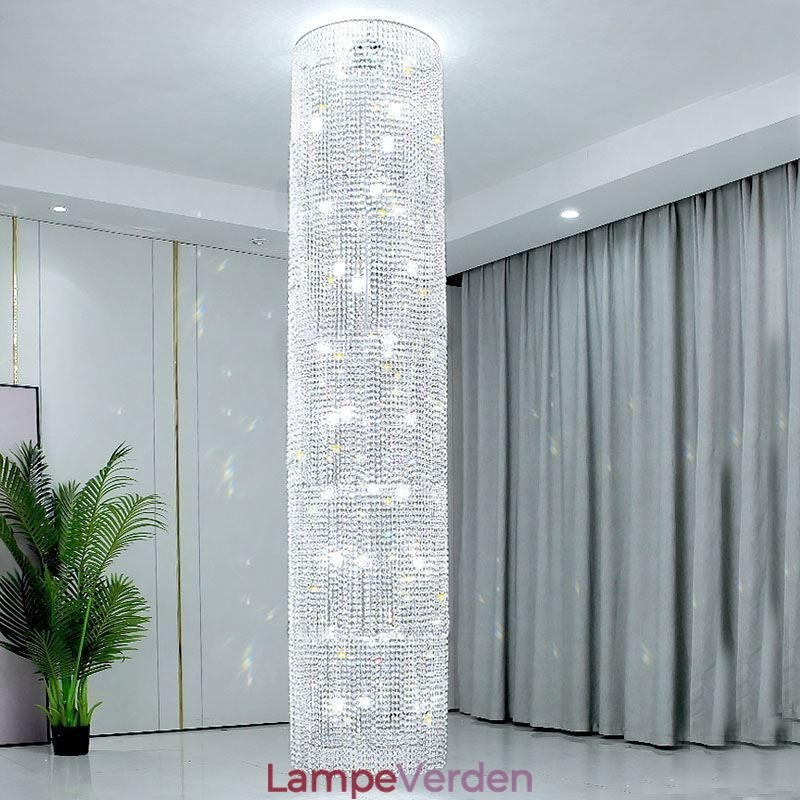 Luksus krystal lysekrone moderne dekoration loftslampe med 36 lys