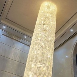 Luksus krystal lysekrone moderne dekoration loftslampe med 36 lys