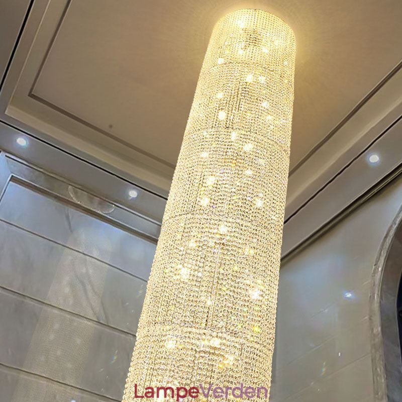 Luksus krystal lysekrone moderne dekoration loftslampe med 36 lys