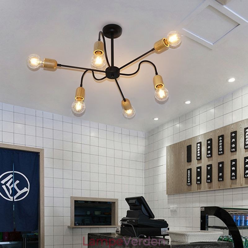 Moderne Creative Iron Pendant Light Spider Lysekrone