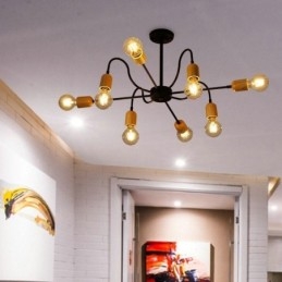 Moderne Creative Iron Pendant Light Spider Lysekrone