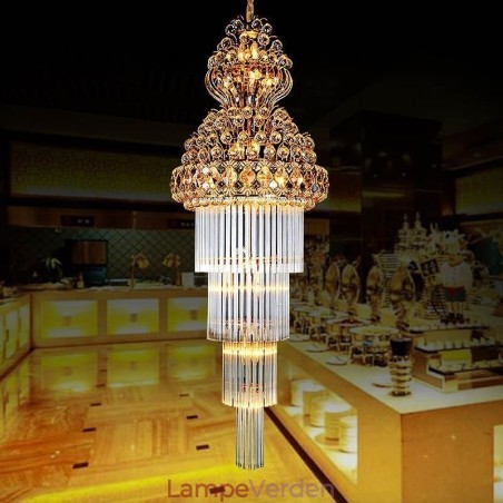 Retro krystal Empire lysekrone luksus lang vedhæng Retro krystal Empire lysekrone luksus lang vedhæng
