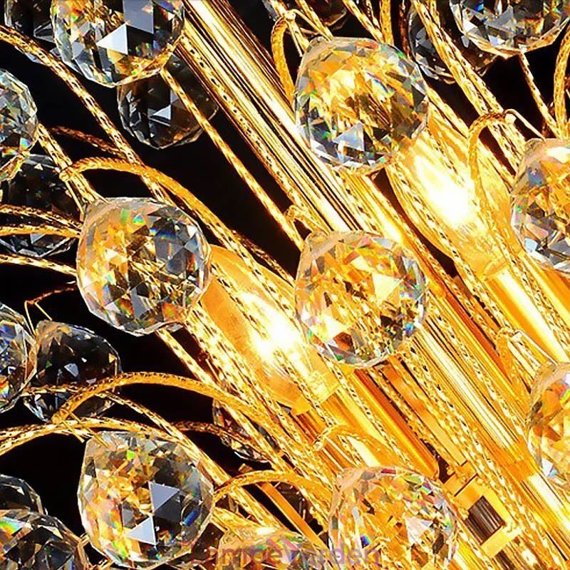 Elegant Crystal Empire lysekrone European Luxury Long Pendant