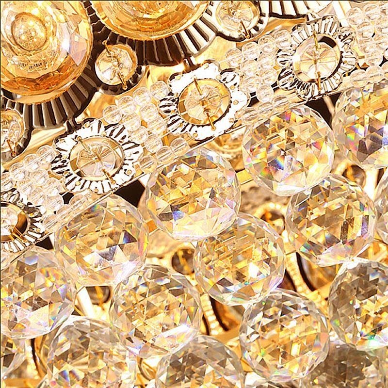 Moderne guld Empire lysekrone Simpel krystal pendel lys