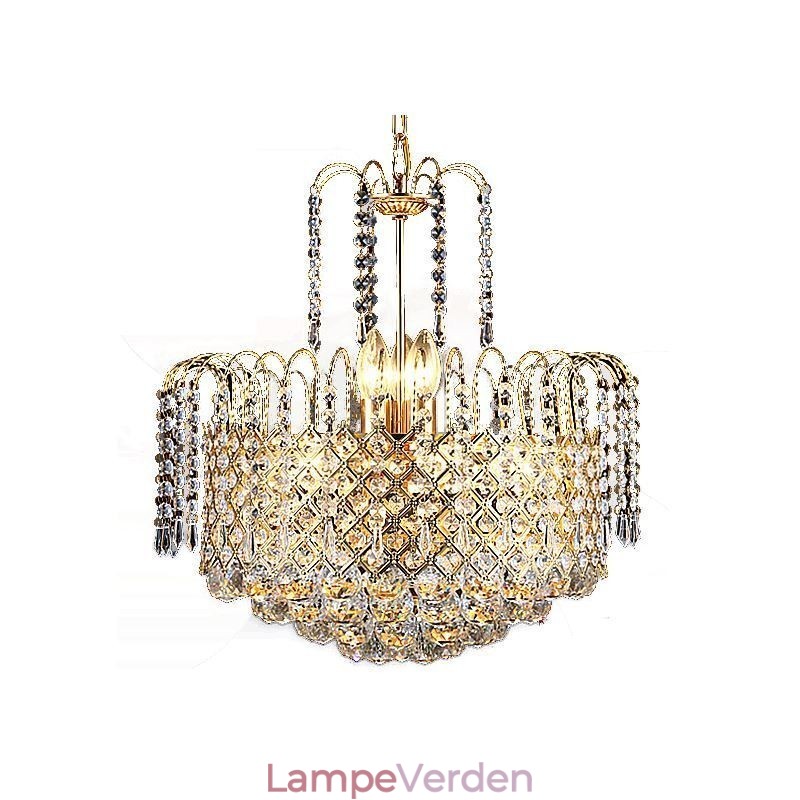 Luksus krystal lysekrone moderne elegant pendel