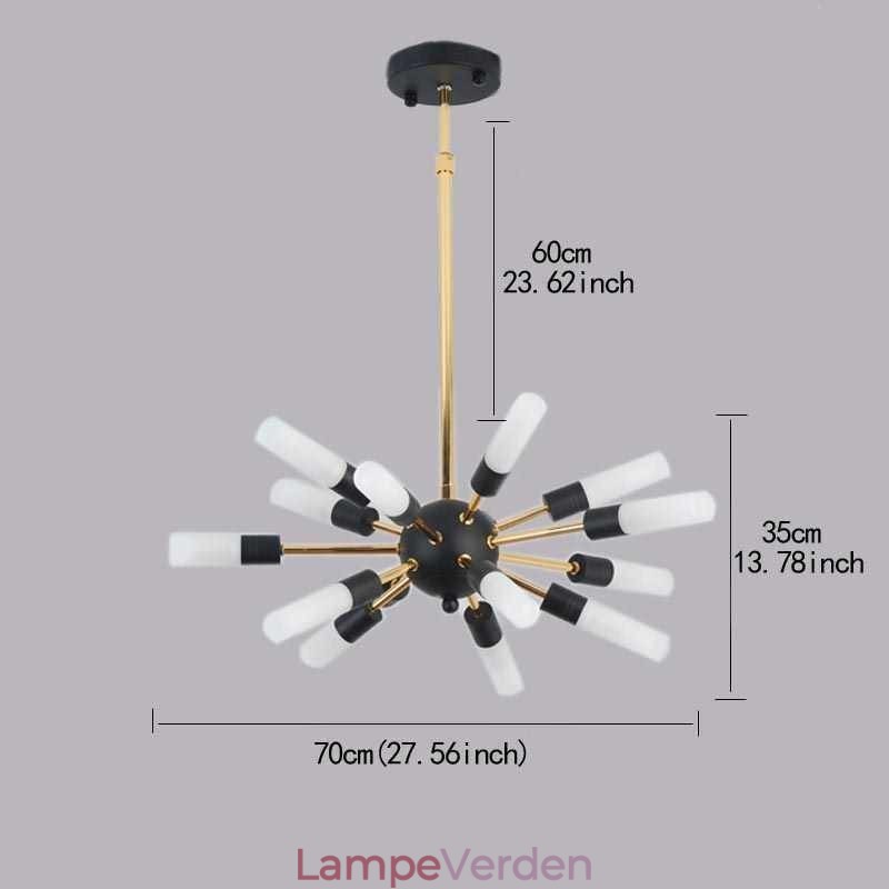 Nordic Pendel Light Creative Rund Lysekrone Lampe
