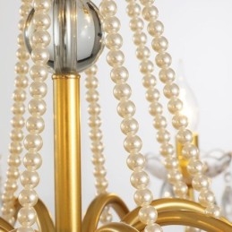 American Crystal Pendel Light Country Style Creative Iron Art Loftslys