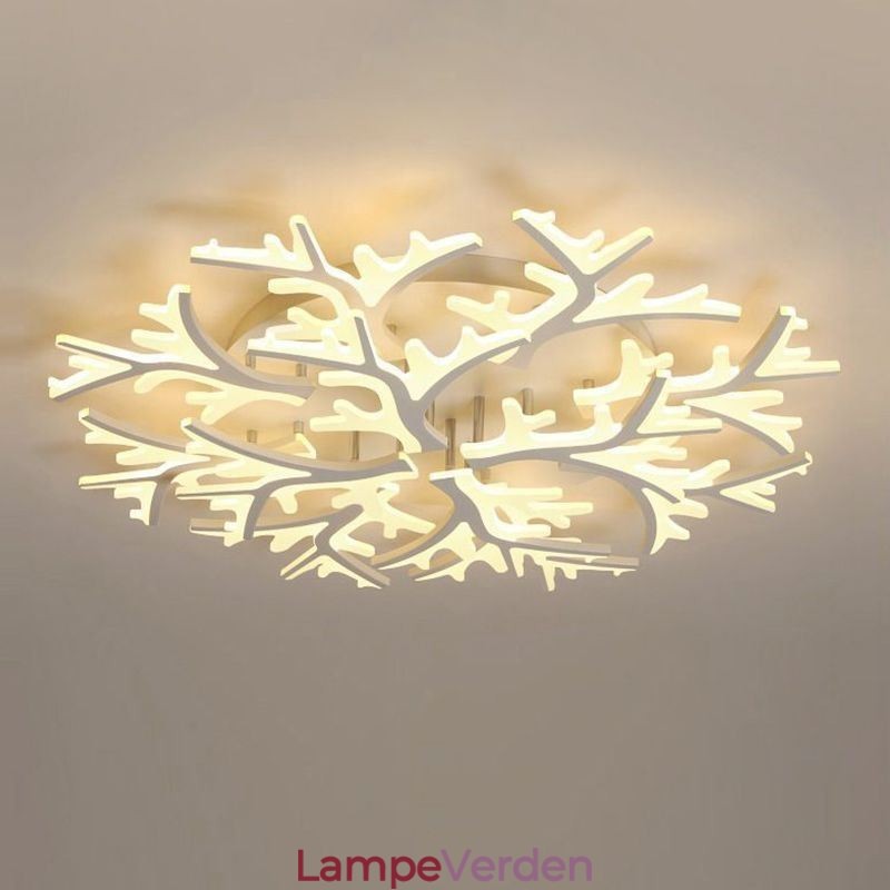 Flush Mount Modern Minimalist Antler Loftslampe