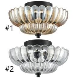 Moderne Simple Flush Mount Lotus Base Loftslampe