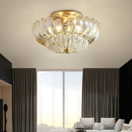 Moderne Flush Mount Lotus Base Loftslampe