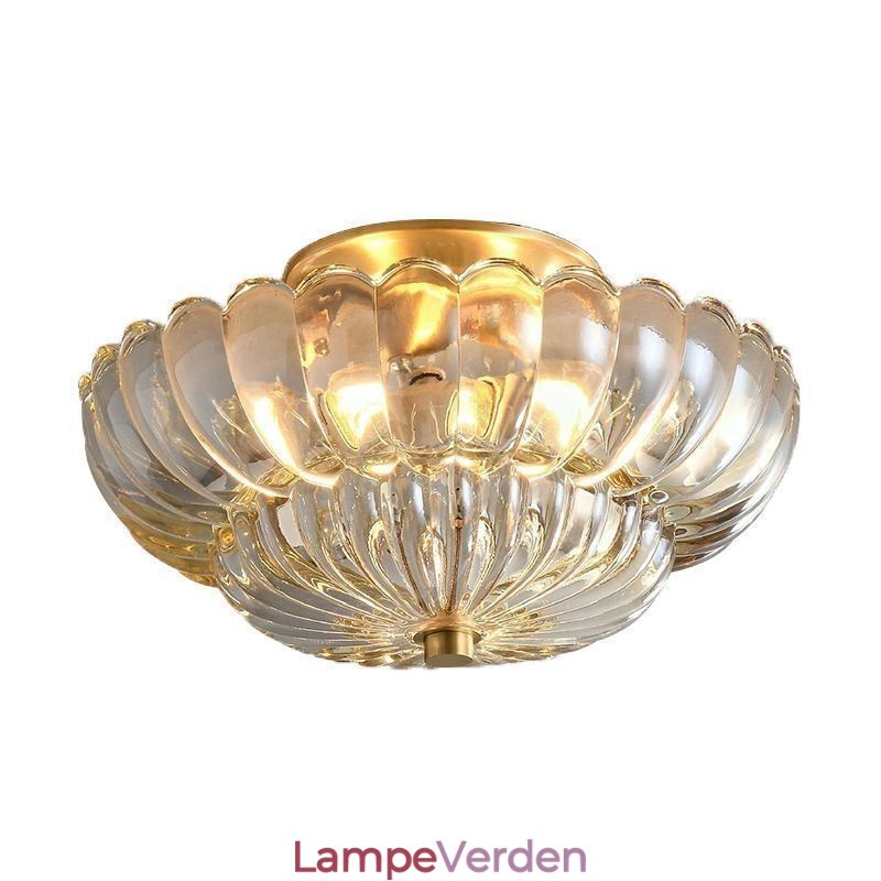 Moderne Flush Mount Lotus Base Loftslampe