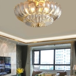 Moderne Flush Mount Lotus Base Loftslampe