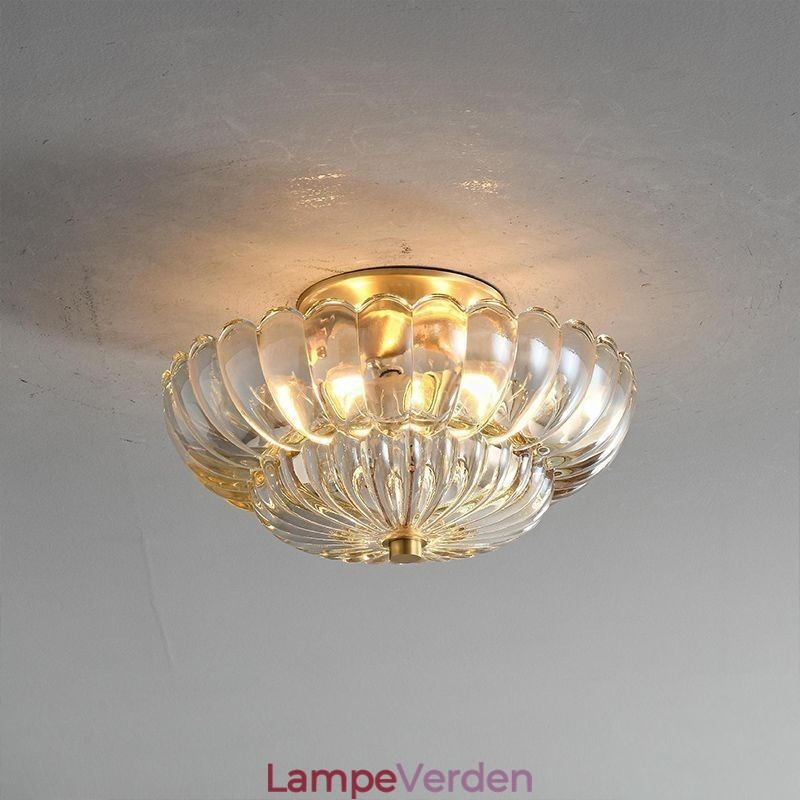 Moderne Flush Mount Lotus Base Loftslampe