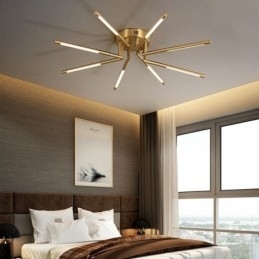 Simple Flush Mount Fireworks Loftslampe