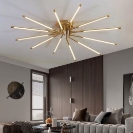 Simple Flush Mount Fireworks Loftslampe