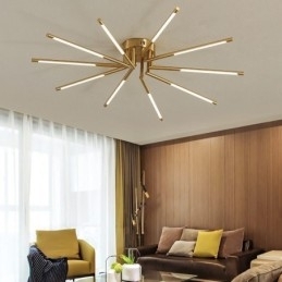 Simple Flush Mount Fireworks Loftslampe