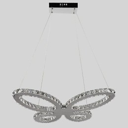 Moderne moderne lysekrone i krommetal