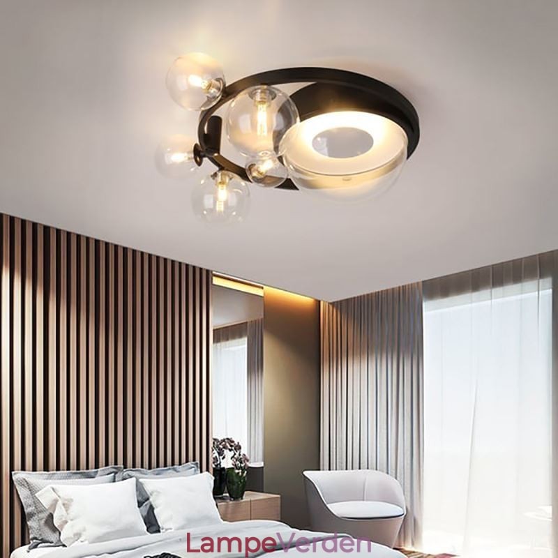 Flush Mount Modern Minimalistisk dekorativt glasloftslys