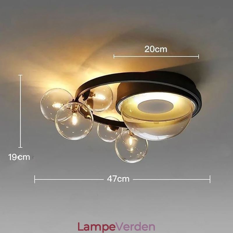Flush Mount Modern Minimalistisk dekorativt glasloftslys