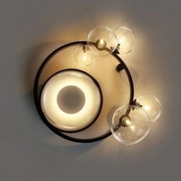 Flush Mount Modern Minimalistisk dekorativt glasloftslys