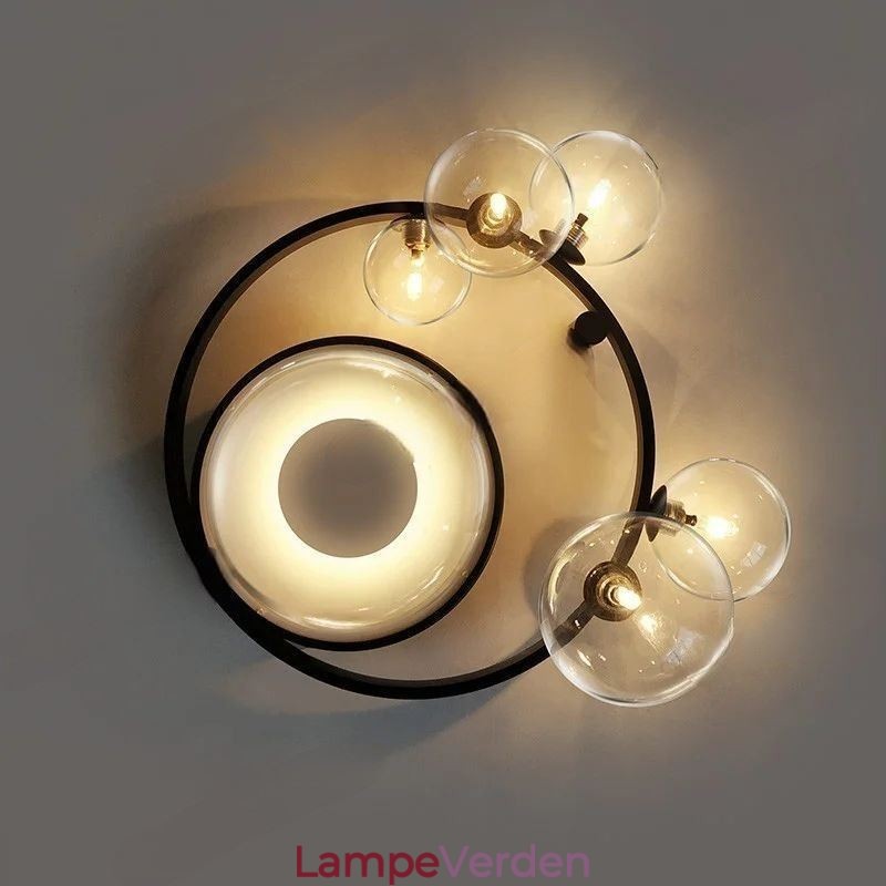Flush Mount Modern Minimalistisk dekorativt glasloftslys