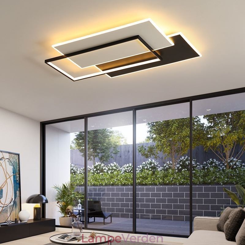 Flush Mount Minimalistisk firkantet akryl loftslampe