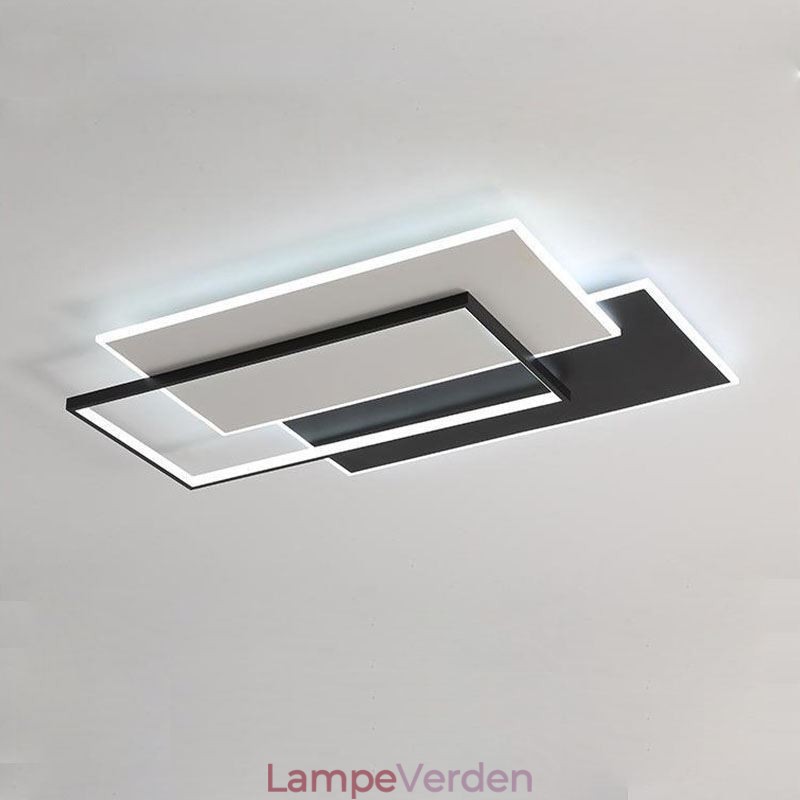 Flush Mount Minimalistisk firkantet akryl loftslampe