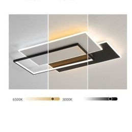 Flush Mount Minimalistisk firkantet akryl loftslampe