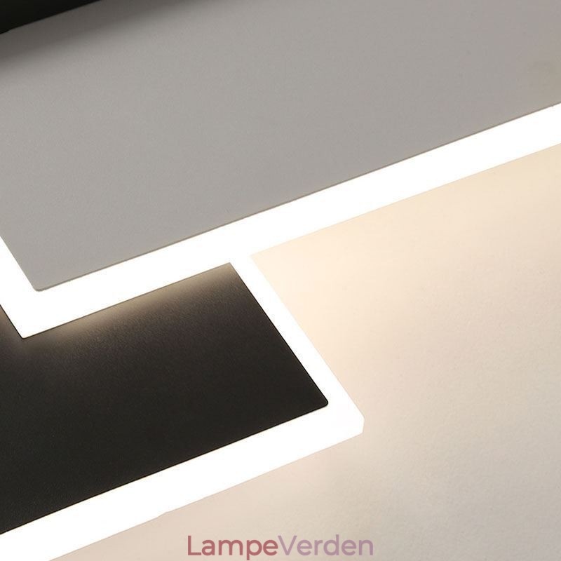 Flush Mount Minimalistisk firkantet akryl loftslampe