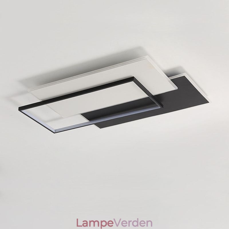 Flush Mount Minimalistisk firkantet akryl loftslampe