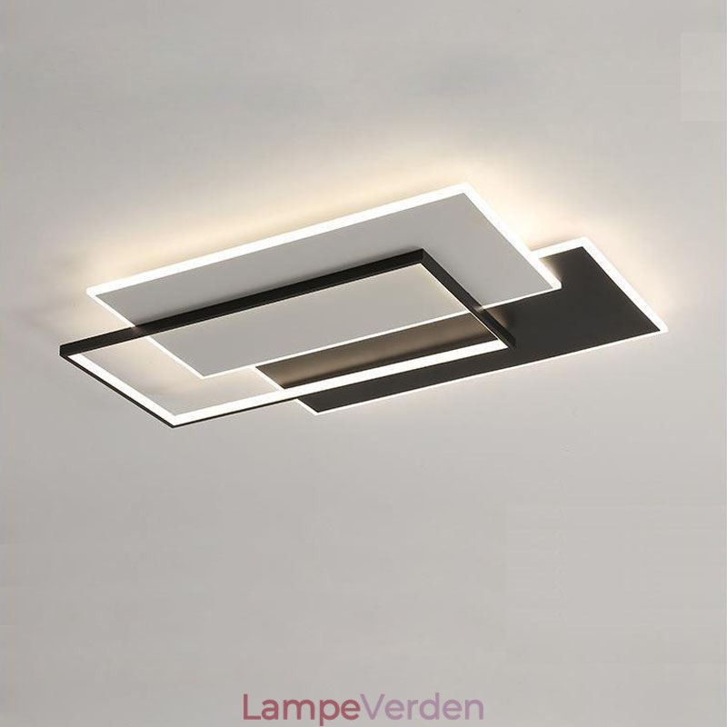 Flush Mount Minimalistisk firkantet akryl loftslampe