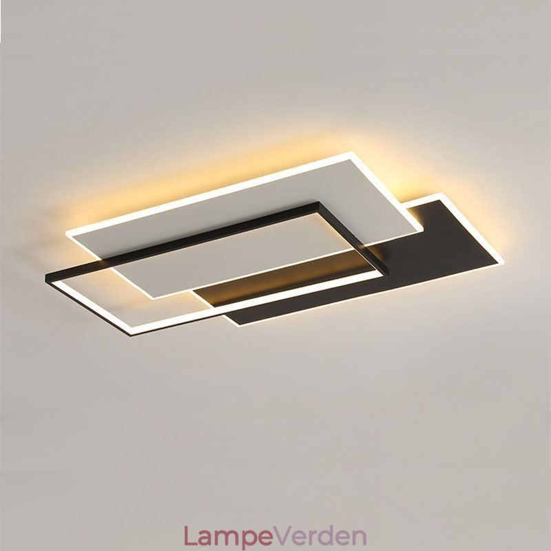 Flush Mount Minimalistisk firkantet akryl loftslampe