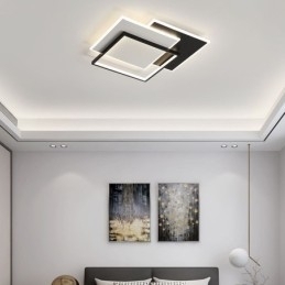 Flush Mount Minimalistisk Akryl Firkantet Loftslampe 40 50cm