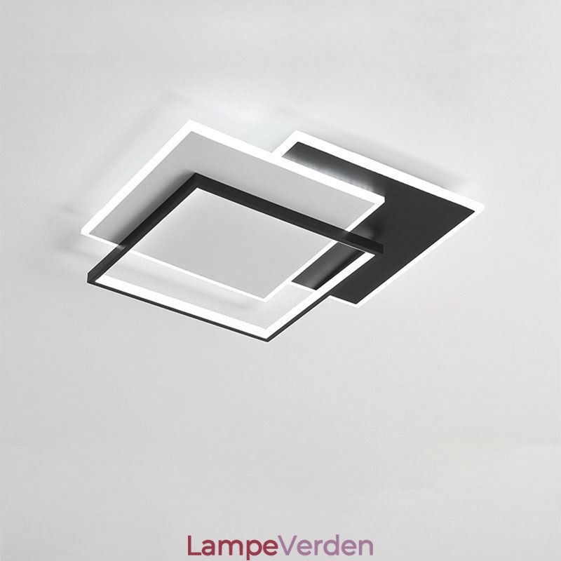 Flush Mount Minimalistisk Akryl Firkantet Loftslampe 40 50cm