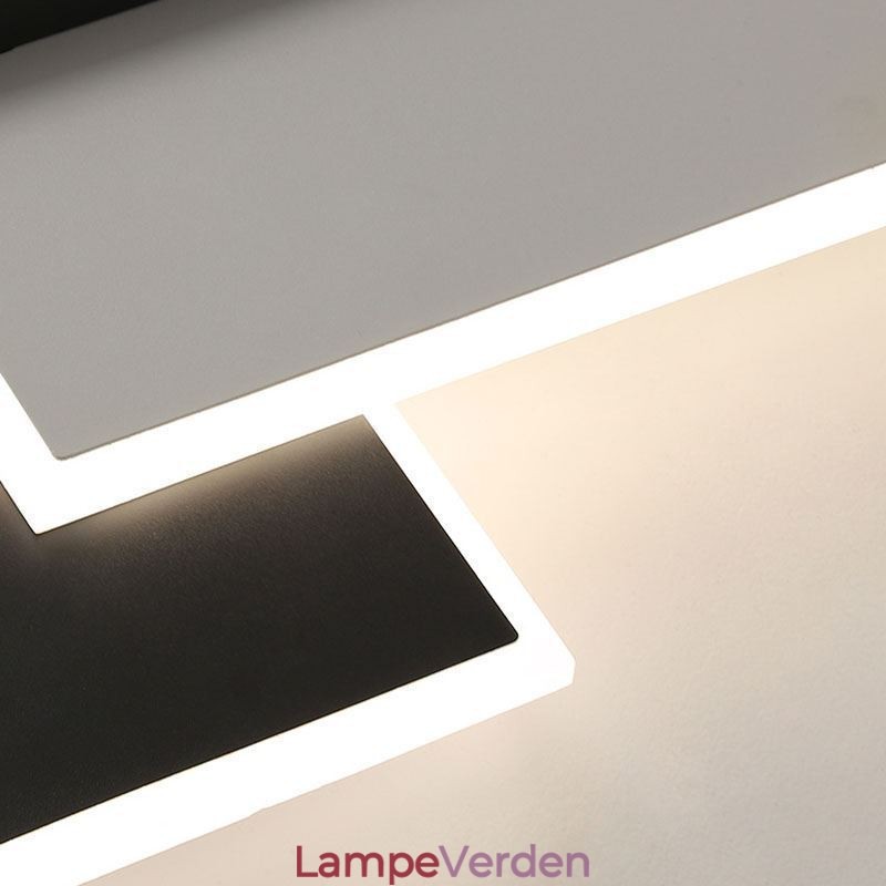 Flush Mount Minimalistisk Akryl Firkantet Loftslampe 40 50cm