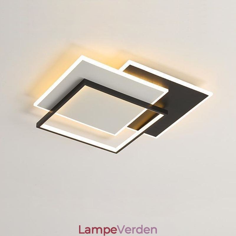 Flush Mount Minimalistisk Akryl Firkantet Loftslampe 40 50cm