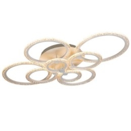 Flush Mount Modern Minimalistisk Circle Acryl Flower Loftslampe