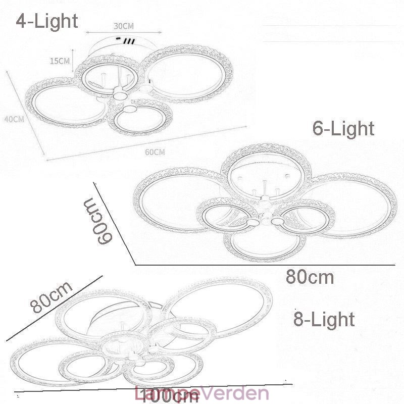 Flush Mount Modern Minimalistisk Circle Acryl Flower Loftslampe