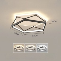 Flush Mount Hollow Tredimensionelt loftslys 55cm