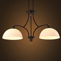 Retro Minimalistiske Loftslamper Europæisk stil Glasloftslamper Lampe