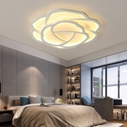 Flush Mount Modern Simple Rose Akryl Loftslampe 52cm