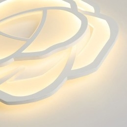 Flush Mount Modern Simple Rose Akryl Loftslampe 52cm