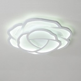 Flush Mount Modern Simple Rose Akryl Loftslampe 52cm