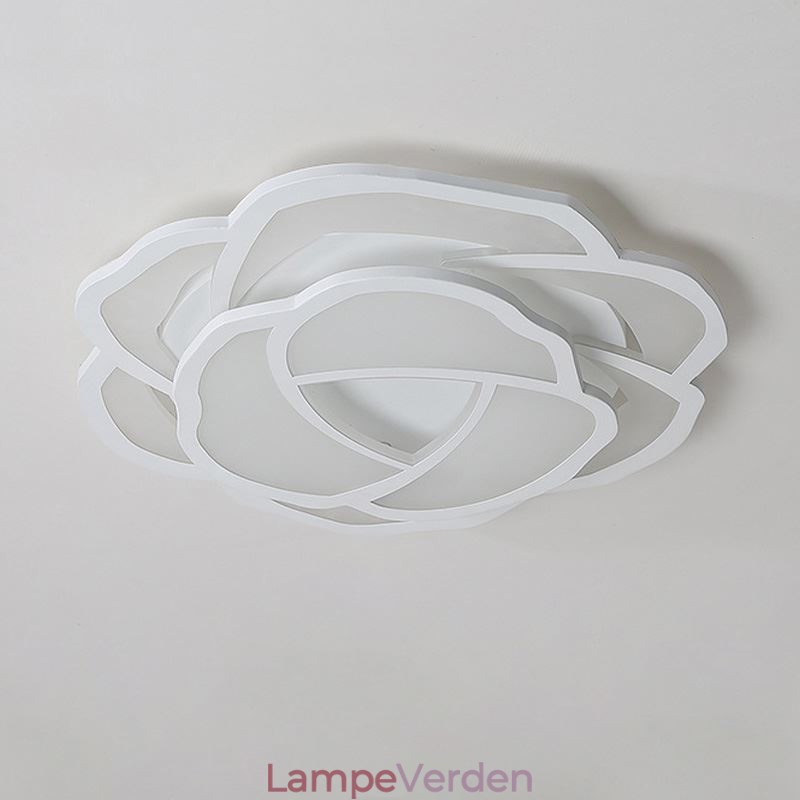 Flush Mount Modern Simple Rose Akryl Loftslampe 52cm