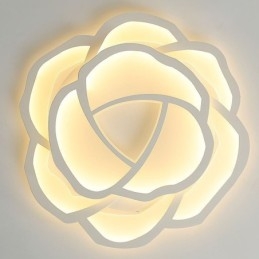 Flush Mount Modern Simple Rose Akryl Loftslampe 52cm