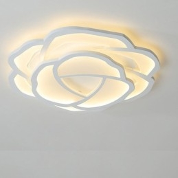 Flush Mount Modern Simple Rose Akryl Loftslampe 52cm