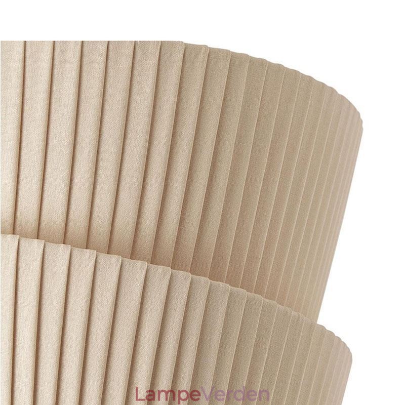 Wabi Sabi Flush Mount French Creme Style dobbeltlags stof lampeskærm Loftslampe