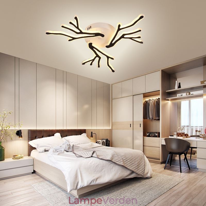 Flush Mount Acryl Branch Loftslampe