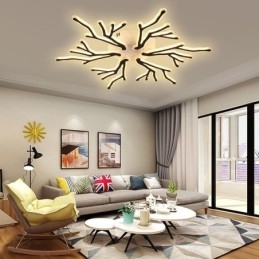 Flush Mount Acryl Branch Loftslampe