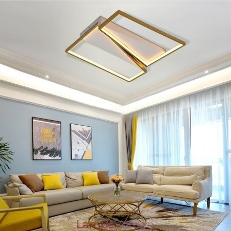 Flush Mount Minimalistisk Mosaik Trapezium Loftslampe Flush Mount Minimalistisk Mosaik Trapezium Loftslampe
